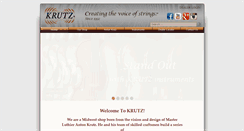 Desktop Screenshot of krutzstrings.com